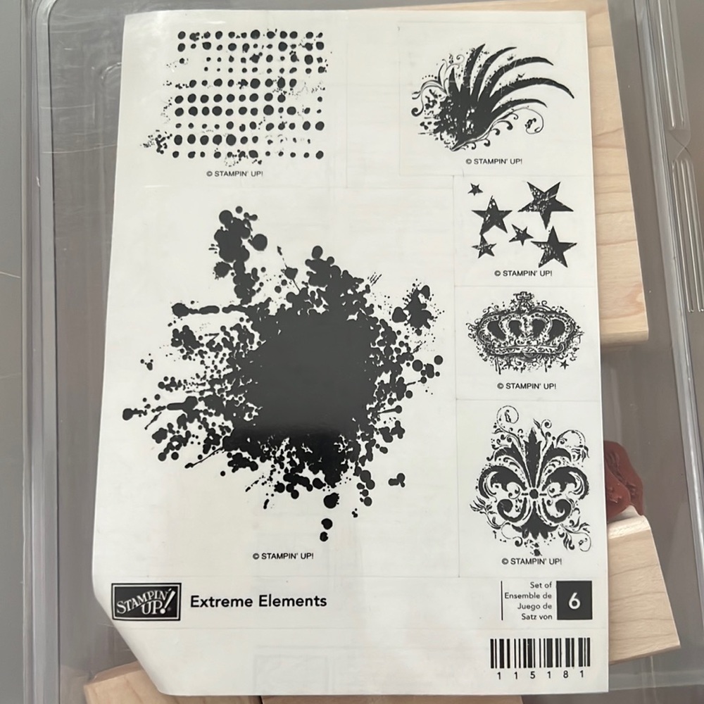 Stampin up Extreme Elements stamp set